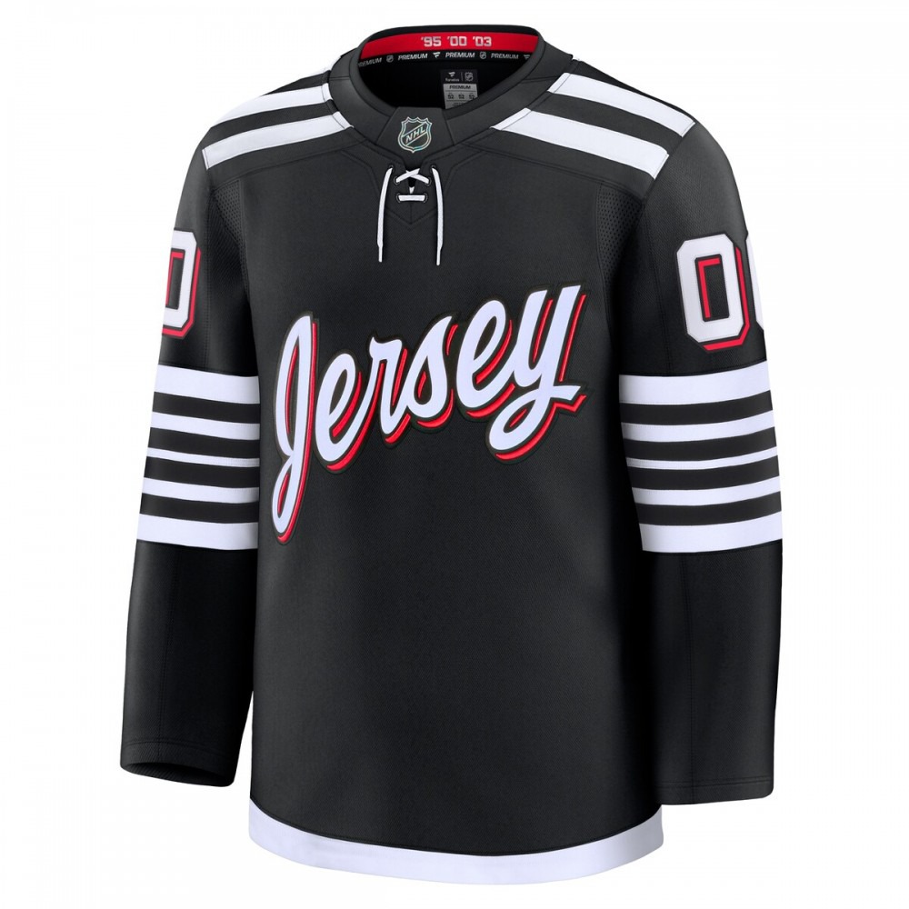 New Jersey Devils Alternate Premium Custom Jersey - Black-Pro Kit Vault | Brand New 26/27 Sports Jerseys